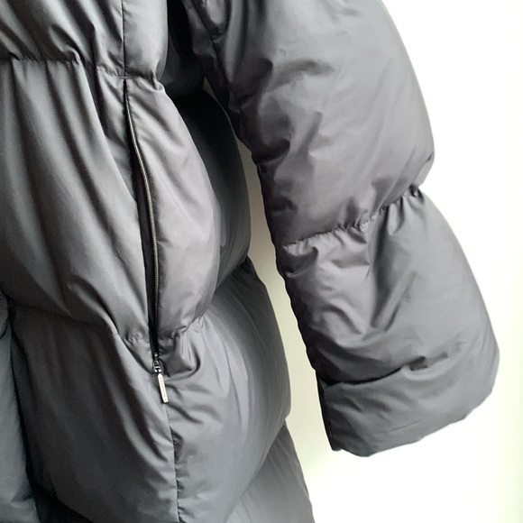 SOLD Babaton The Duvet Puffer Mid 700 Down-Filled Black Large - Picture 3 of 16